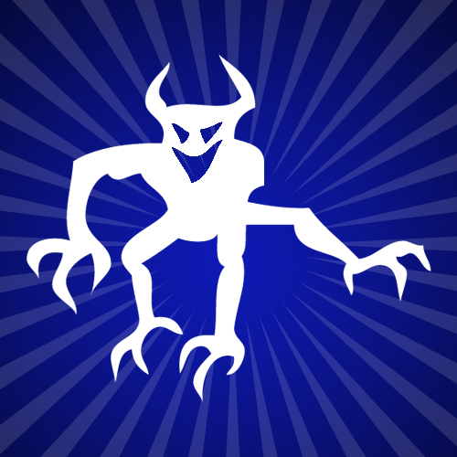The Devil Iron on Decal